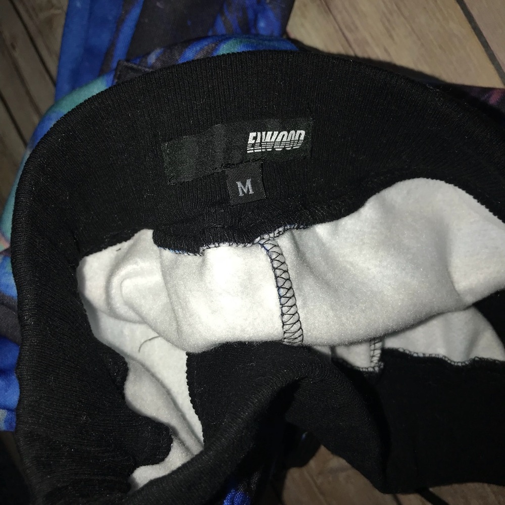 Brand New Elwood Size Medium Joggers Blueish Print - Picture 6 of 6